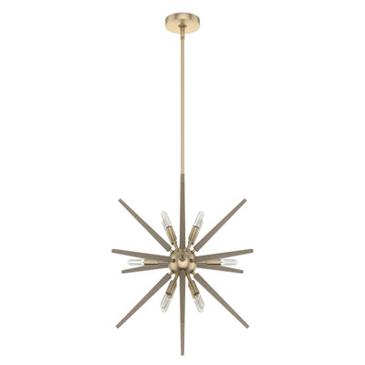 Jupiter Star 12 - Light Sputnik Sphere Hanging Ceiling Light Fixture