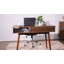 Bureau d'écriture, bureau personnel avec prises de courant et ports USB, petit bureau avec huche, bureau d'ordinateur personnel