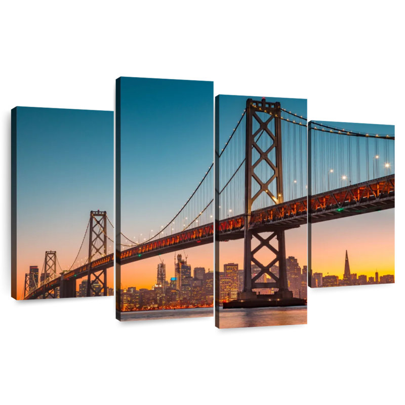 Lilie SF Oakland Bay Bridge, 48" H x 75" W