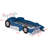 Unfinished Race Car-Shaped Platform Bed with Wheels-94375253-94375250