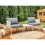 Jarif Metal 2 - Person Seating Group with Cushions-1383245186-1383245189