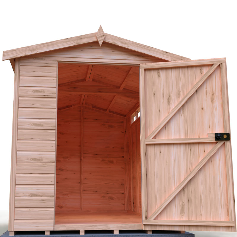 Shire 6 Ft. W x 10 Ft. D Security Shed, No
