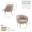Fauteuil d'appoint en tissu avec repose-pieds Shanitaortia-1790290526