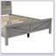Lit plateforme avec porte de grange coulissante double, lit en bois avec station de charge-1108790999-1108791017
