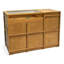 Mid-Century Modern Rectangular Manufactured Wood Reception Desk-897778889-897778891