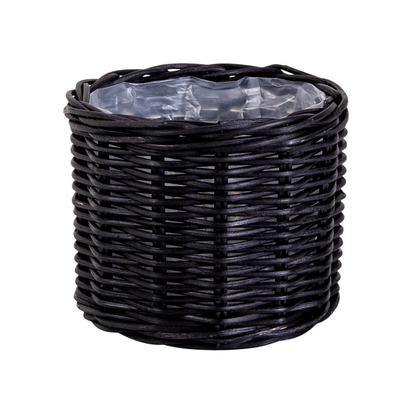 August Grove Decorative Basket, Black
