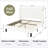 Chic Upholstered Platform Wingback Bed Frame No Box Spring Needed-1571677387-1571677396