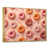 Toile avec cadre flottant or