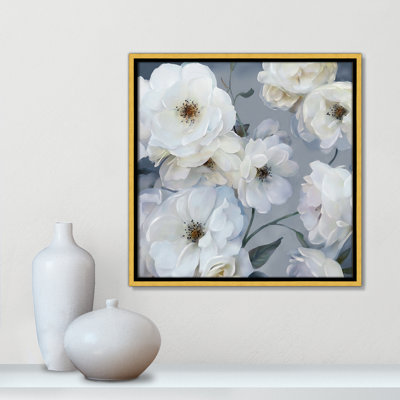 «Timeless Climbing Rose» par Carol Robinson - reproduction sur toile flottante
