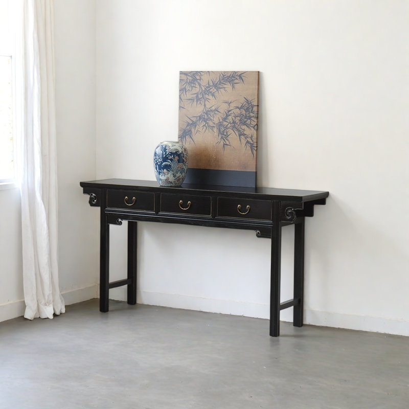 Console Retro Classical Minimalist, H 34,65 po x l 66,14 po x P 15,75 po
