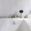 Robinet de baignoire romaine à 4 trous avec douche à main EuroSmart-660009099