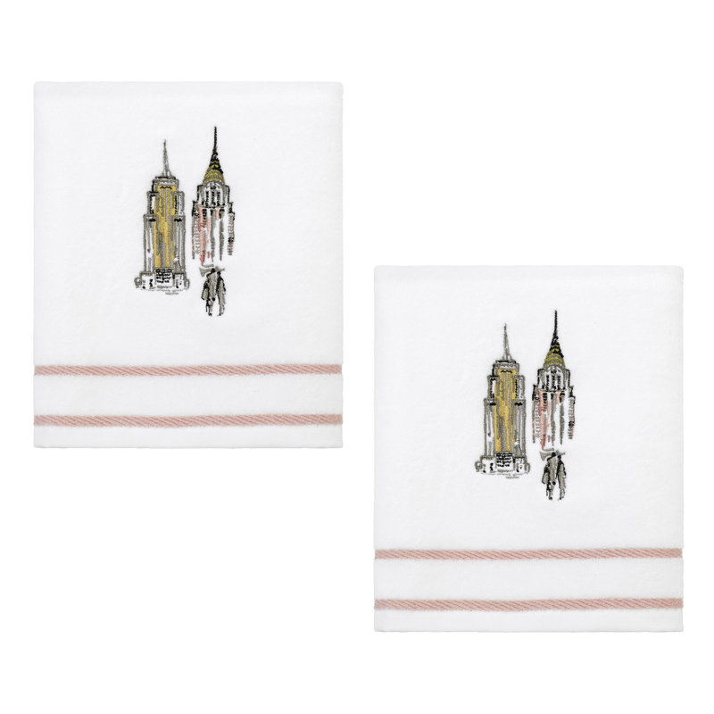 Ensemble de 2 serviettes Nicole Miller City