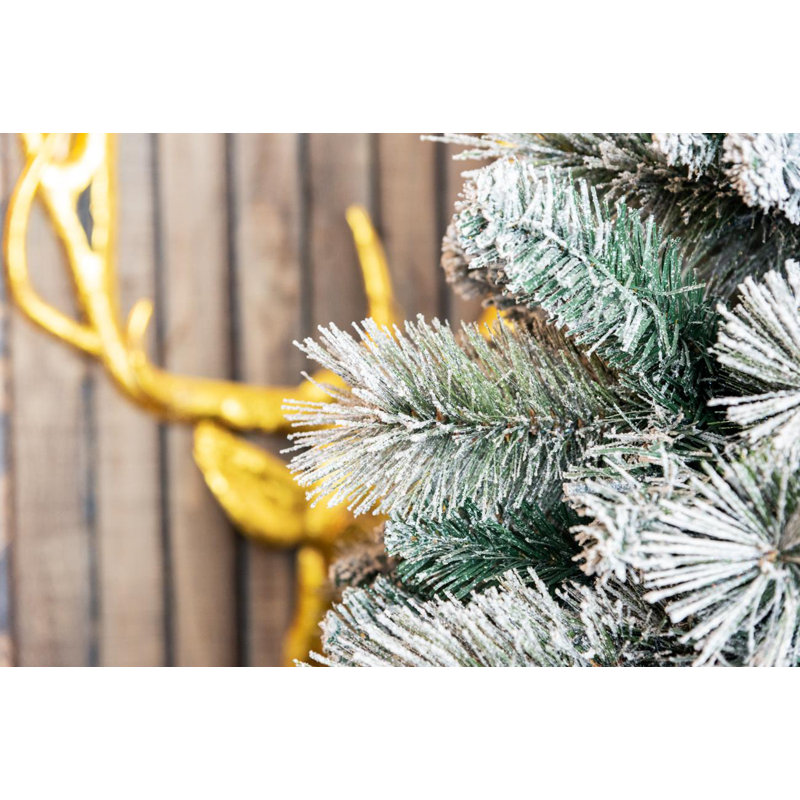 Lighted Artificial Christmas Tree, 6 ft.