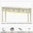 Console Table Sofa Table with Drawers for Entryway with Projecting Drawers-111695934