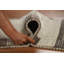 Tapis indien en laine fabriqué à la main de style Gabbeh 3 x 4