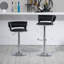 Andraya Swivel Upholstered Adjustable Height Counter Stool with Metal Frame-962366003
