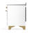 Majestic III Series 48 Inch Induction Range with 6 Induction Elements in White (Brass Trim)-124828828-124828826