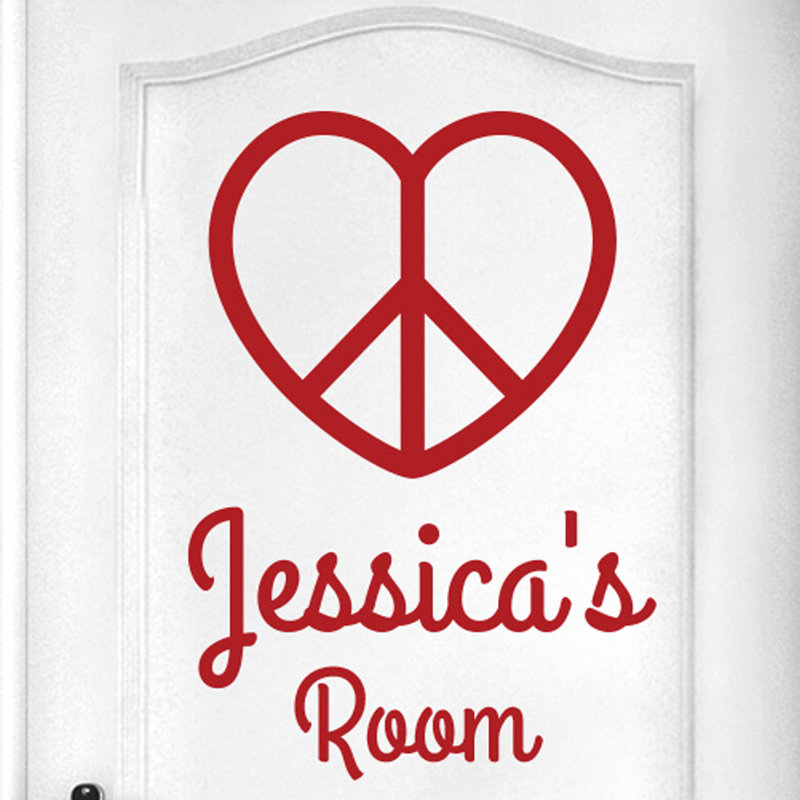 Wall Decal, Dark Red