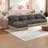 Spacious Chenille Sofas, Modern Leopard L Shaped Couch For Home Living