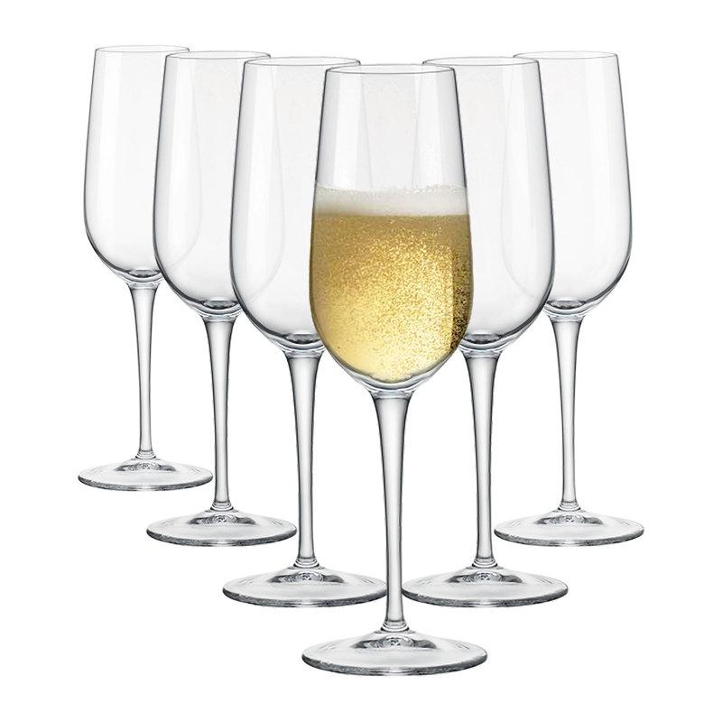 Spazio Champagne Flutes - 190ml, 6