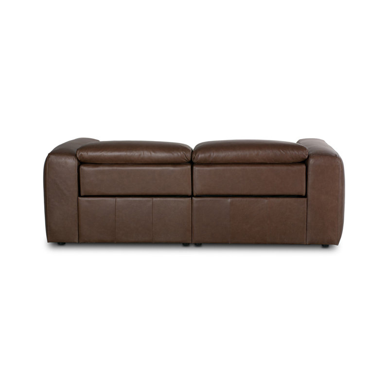 Radley 89" Power Recliner 2 - Piece Sofa, Sonoma Coco Genuine Leather