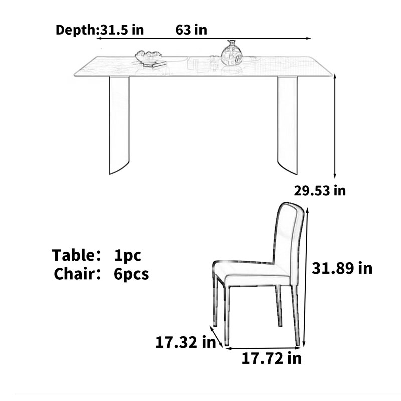 Tyreek, 29.53"H x 63"L x 31.5"W