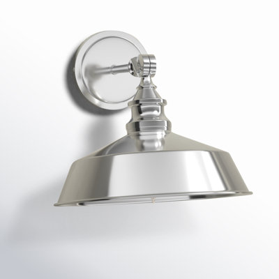 Jeb Single Light Steel Dimmable Wall Sconces