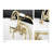 Kingston Brass Aqua Vintage Three-Handle 2-Hole Tub Wall Mount Clawfoot Tub Faucet with Hand Shower-14765456
