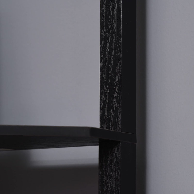 Braylah 159cm Tray Table Floor Lamp, Black