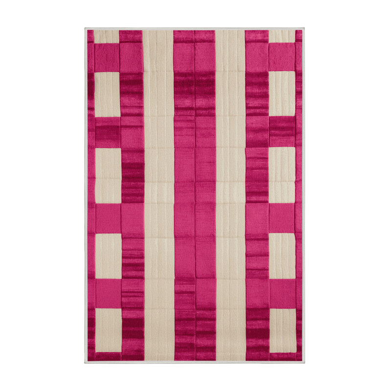 Machine Washable Botanical Area Rug, Rectangle 2' x 3'