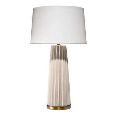 Lampe de table plissée