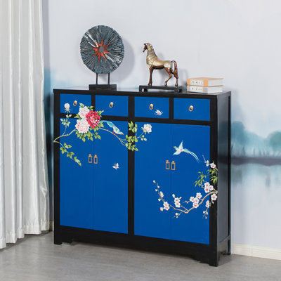 Armoire à chaussures moderne en bois massif 12 paires