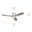 Ventilateur de plafond 54 po Volos-82941941