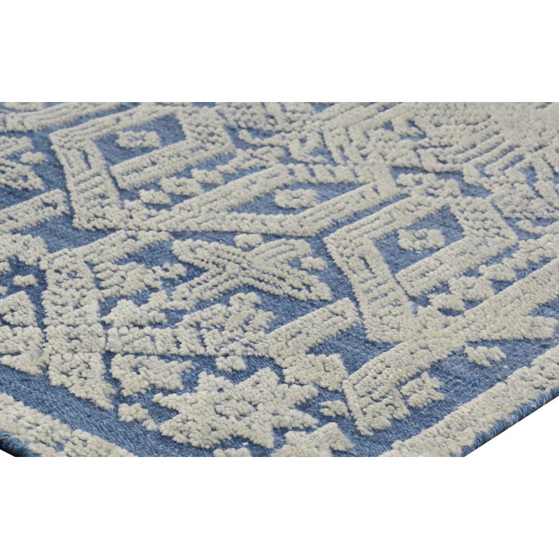 Wool Moroccan Area Rug, Rectangle 8' x 10'