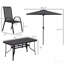 Ensemble de conversation de style moderne, ensemble de 8 meubles de patio