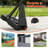 48" Shatterproof PC Backboard Basketball Hoop, 4.9-10FT Height Adjustable Portable Goal System with Wheels & Weighted Base, for Youth & Adults, Driveway, Backyard, Pool Play-125058233
