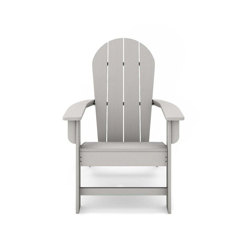 Adirondack Chair – Premium Hdpe Poly Lumber For Pool, Patio,And Garden Elegance, Dark Gray