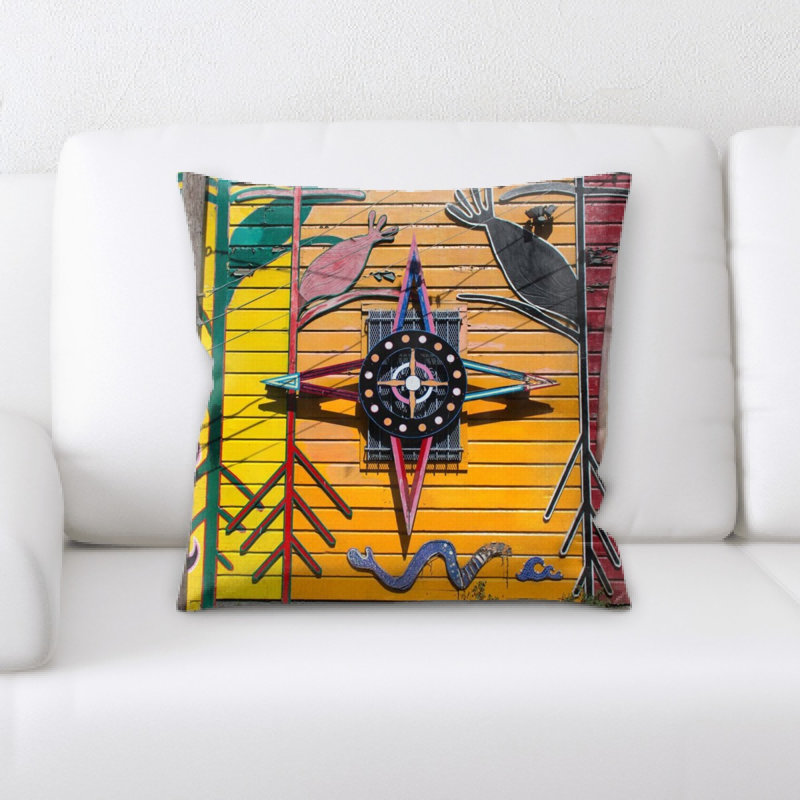 Coussin décoratif de couleurs vives