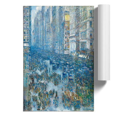Fifth Avenue by Childe Hassam - Frameless Print