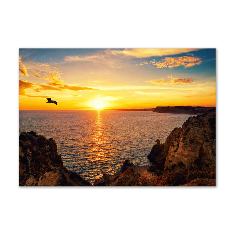 Sunset Sea - Wrapped Canvas Print