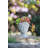 Greek Style Cement Head Planter - Indoor Outdoor Home Garden Decor, D6 x 9, Perfect for Adding a Touch of Elegance and Versatility to Any Space