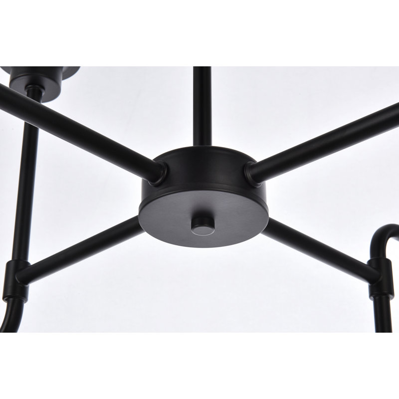 Orla 8 - Light Pendant, Clear, Black