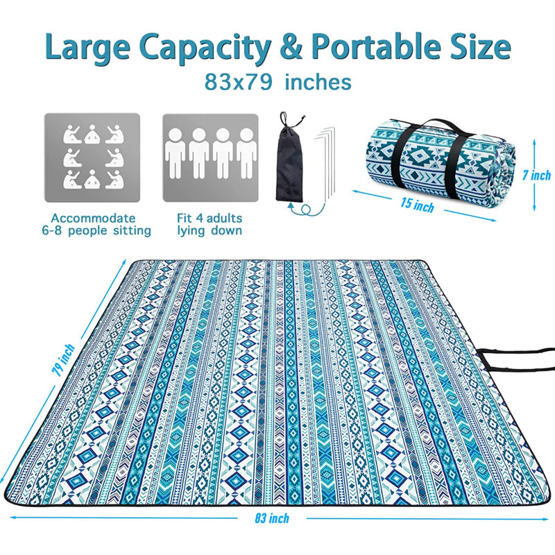 Couverture imperméable et pliable