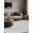 Machine Washable Gray Area Rug-1335728050