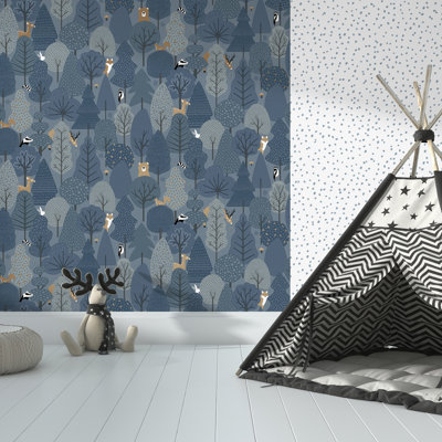 Papier peint Enchanted Forest Starry Night