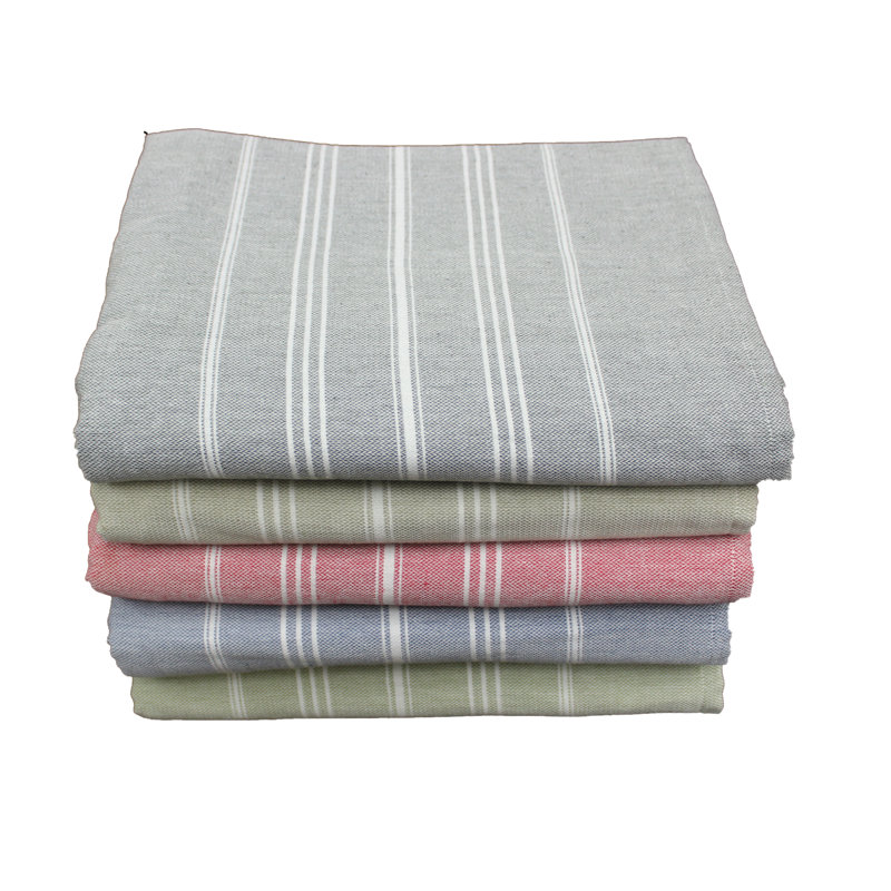 Cannady Striped 100% Cotton Tablecloth, Beige, 108" L x 60" W