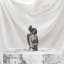 Modern Ceramic Hugging Couple Sculpture