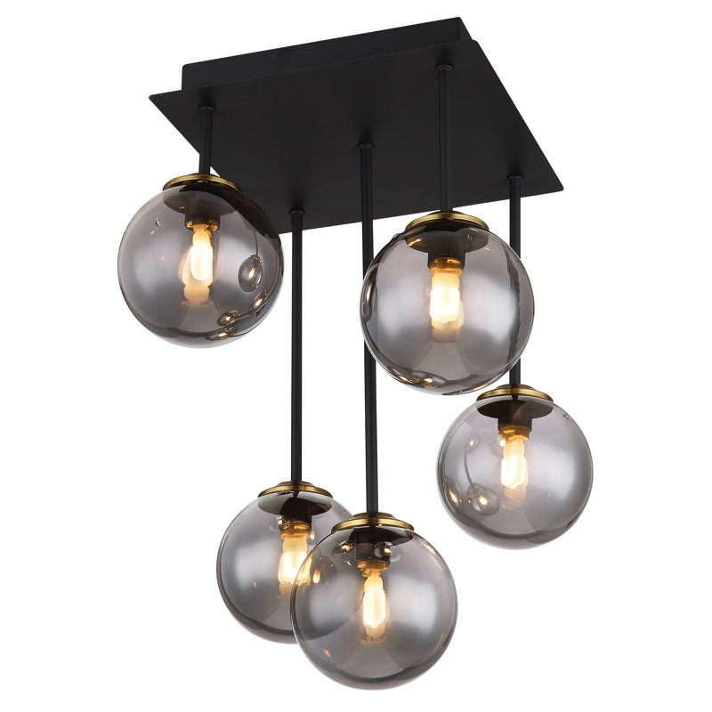 5 - Light Matte Black Pendant