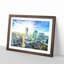 Skyline of Warsaw in Poland - Picture Frame Painting Print-56705540-56705545