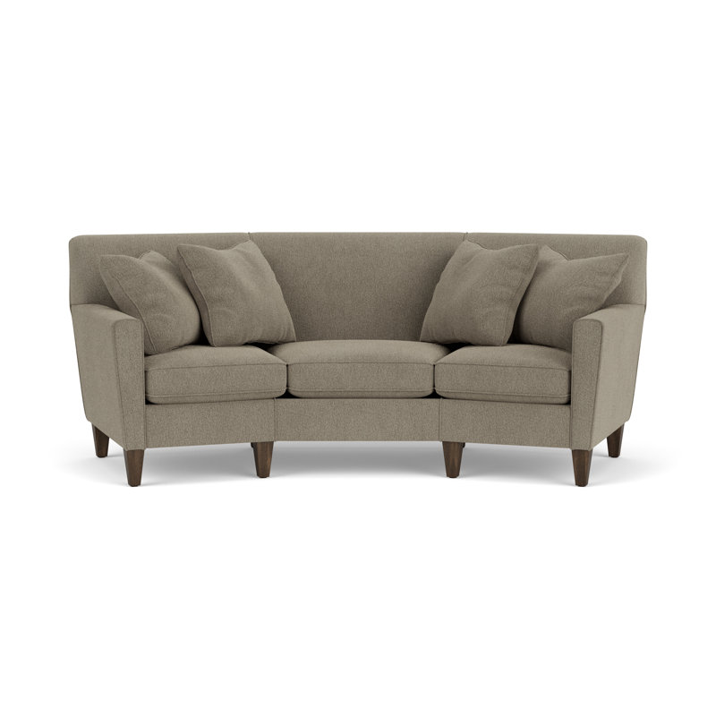 Upholstered 96'' Sofa, Dove 100% Polyester